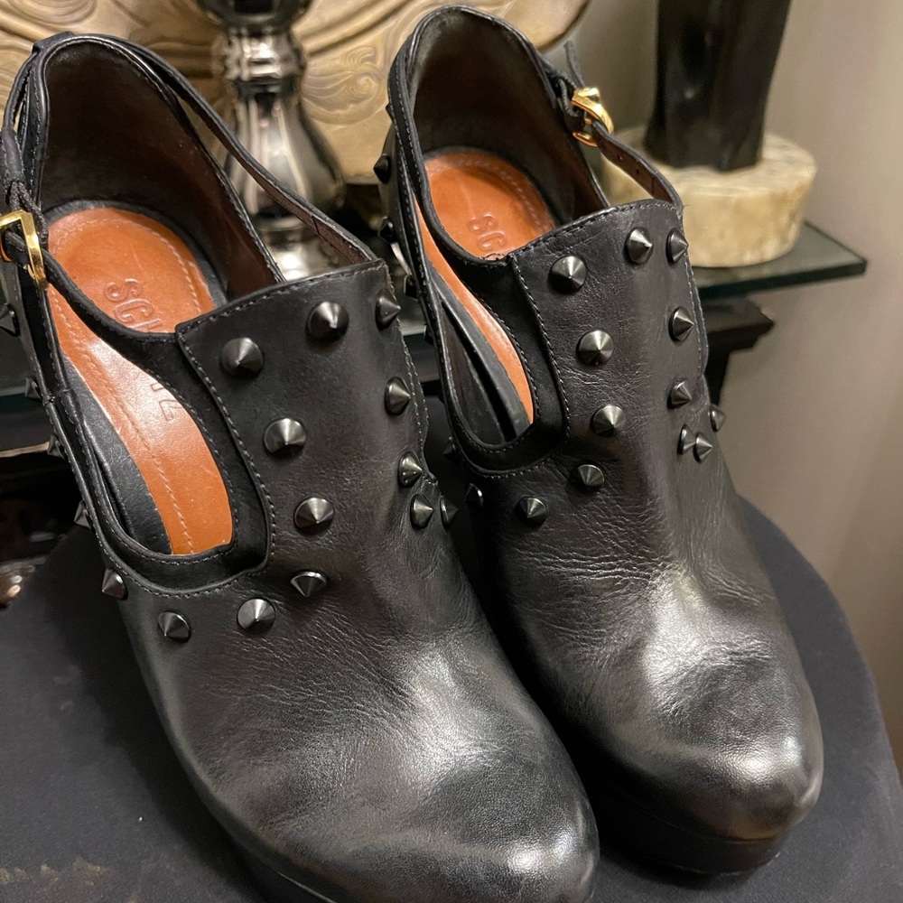 Schultz Studded Heels. Euc - image 7